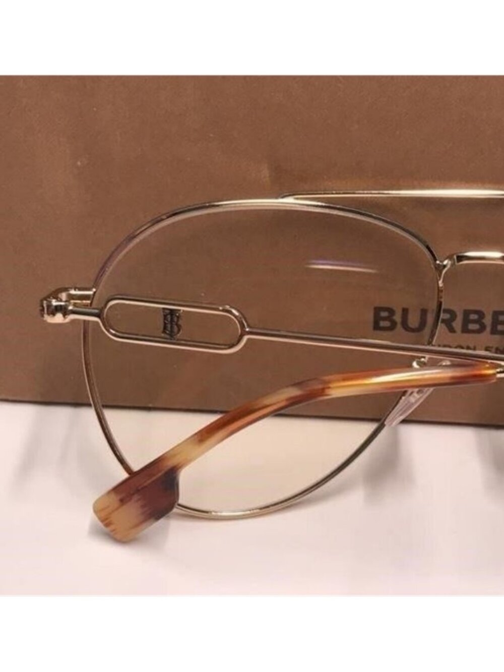 New Authentic Burberry BE3128 1808 Gold Eyeglasses - Picture 12 of 12